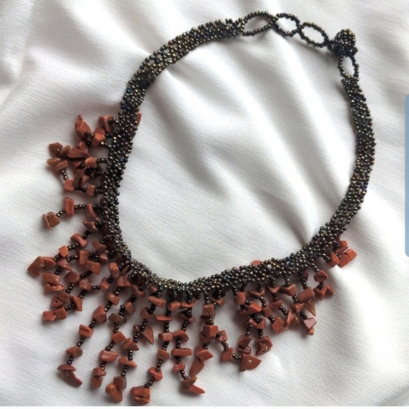 Beaded Choker Necklace - Picture 1 of 7